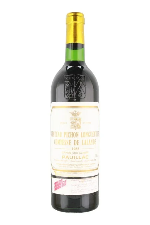 Pichon Longueville Comtesse De Lalande Damaged Label – 1983 (750ml)