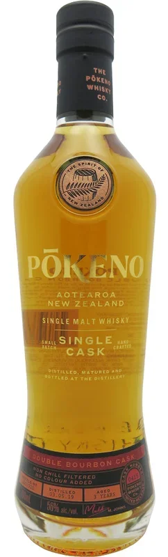 Pokeno Double Bourbon Cask Single Malt Whisky 700ml