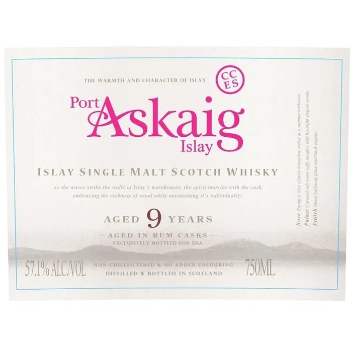 Port Askaig 9 Year Old Rum Cask Aged