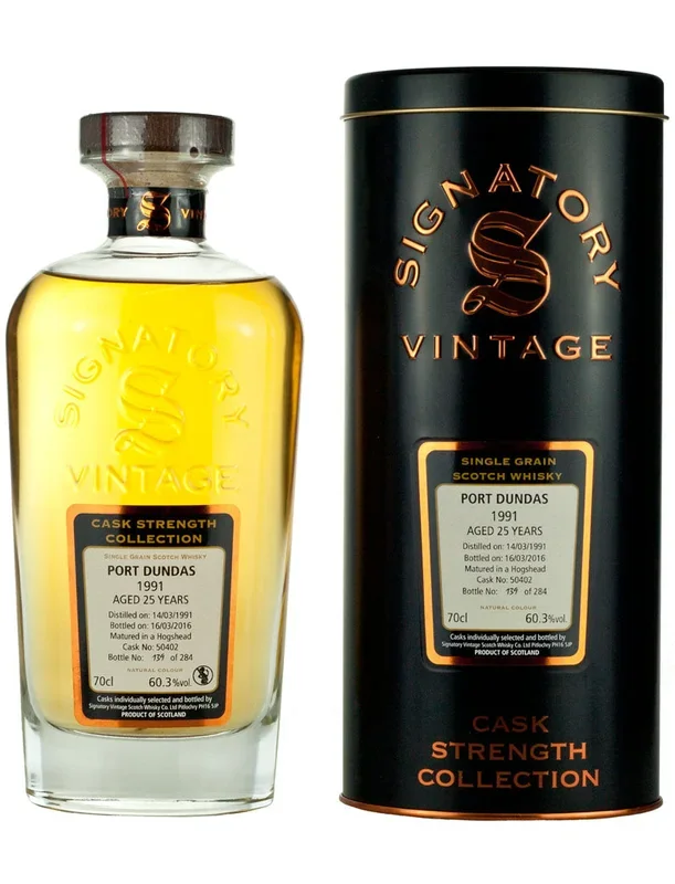 Port Dundas 25 Year Old 1991 Signatory