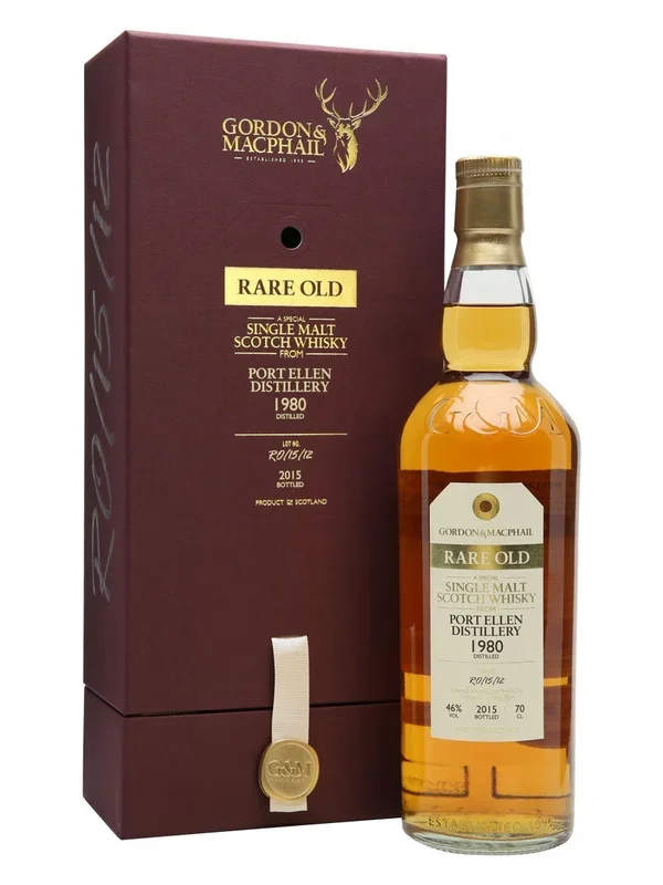 Port Ellen 1980 34Year Old Rare Old Gordon & MacPhail Islay Single Malt Scotch Whisky | 700ML