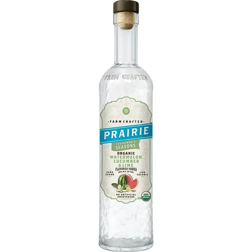 PRAIRIE VODKA SUSTAINABLE SEASONS ORGANIC WATERMELON CUCUMBER AND LIME FLAVOR MINNESOTA 750ML