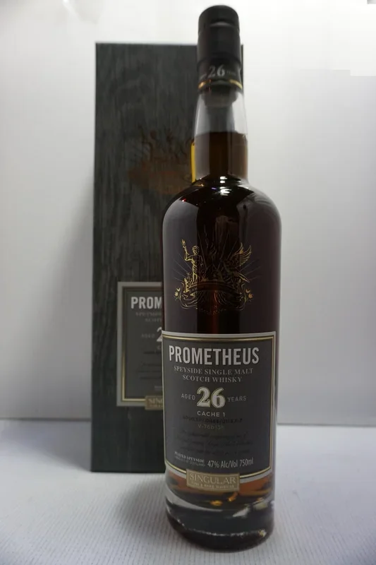 PROMETHEUS SCOTCH SINGLE MALT SPEYSIDE CACHE 1 SINGULAR RARE 94PF 26YR 750ML