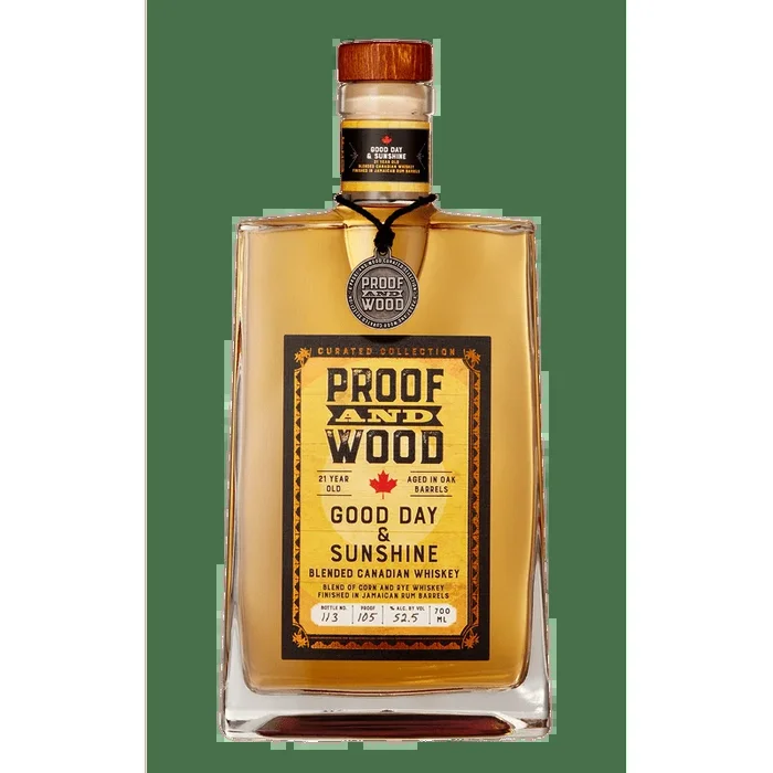 Proof and Wood Good Day & Sunshine 21 Year Old Whiskey