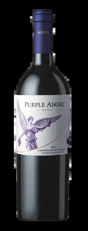 PURPLE ANGEL BY MONTES RED WINE COLCHAGUA VALLEY CHILE 2021