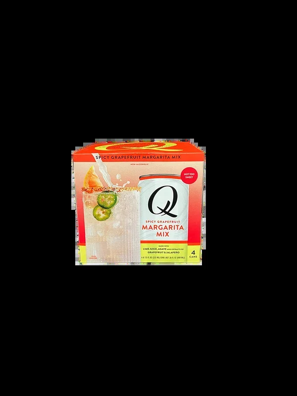 Q Spicy Grapefruit Margarita Mix 4 Pack Cans