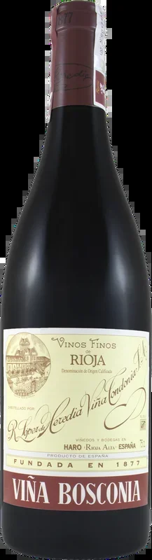 R. López de HeRedia Rioja Reserva Viña Bosconia 1998