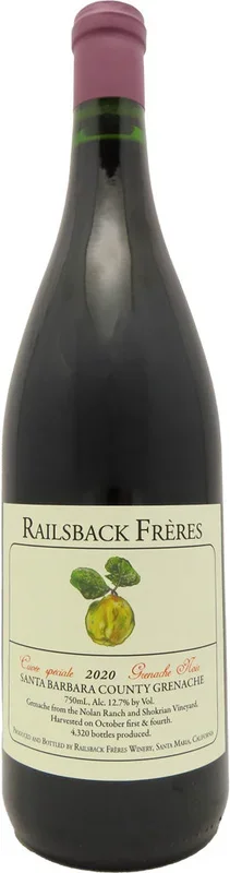 Railsback Freres Cuvee Speciale Grenache Noir Santa Barbara County 2020 750ml