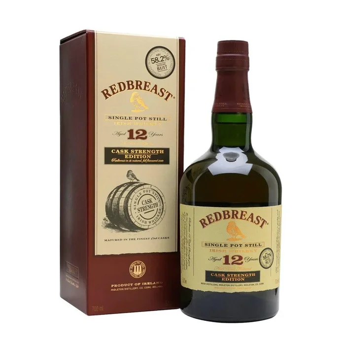 Redbreast Single Pot Still 12 Year Old Cask Strength Edition Irish Whiskey