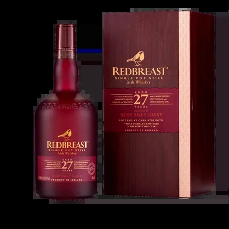 REDBREAST WHISKEY SINGLE POT STILL IRISH 27YR 750ML
