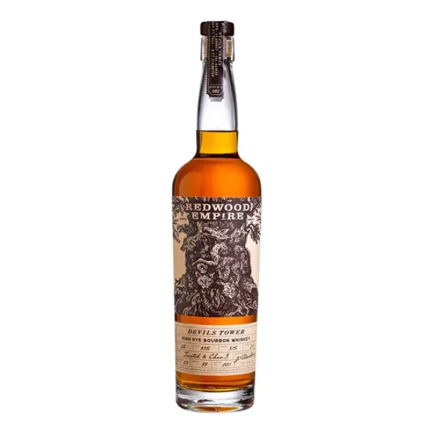 Redwood Empire Devils Tower High Rye Bourbon Whiskey 750ml