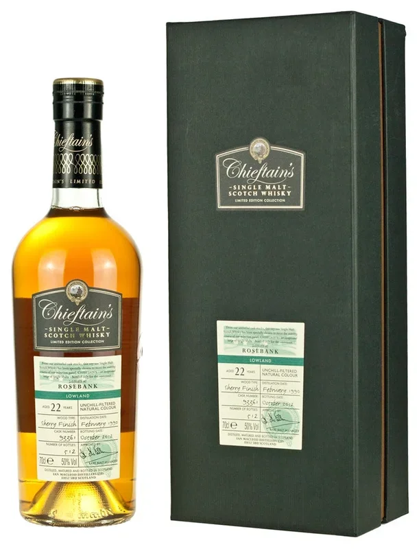 Rosebank 22 Year Old 1990 Chieftan’s