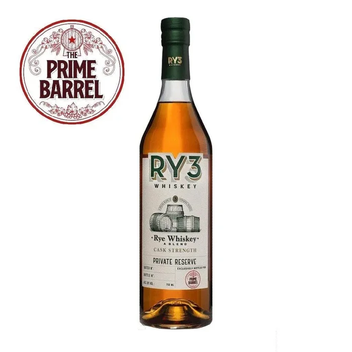 RY3 “Lil Rum Ryeding Hood” Cask Strength Rum Cask Finish Rye Whiskey The Prime Barrel Pick #12