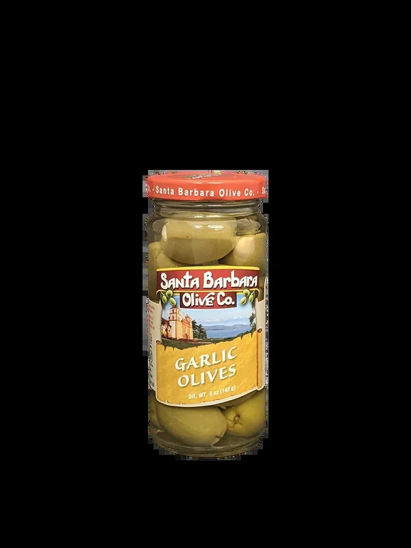 Santa Barbara Olive Company Garlic Olives 5oz