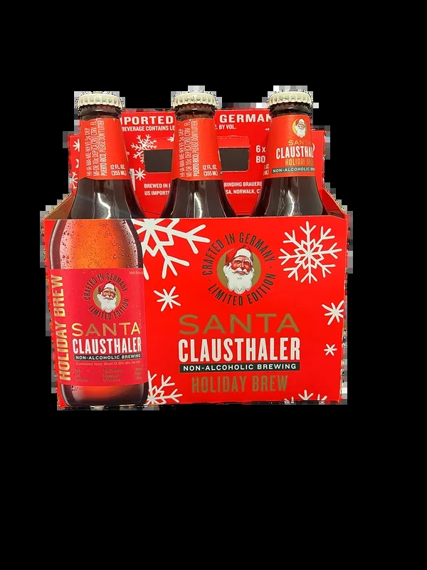 Santa Clausthaler Non-Alcoholic 6 Pack Bottles