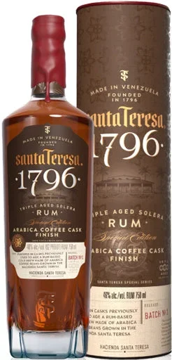 Santa Teresa 1796 Arabica Coffee Cask Solera Rum Batch No.1 750ml