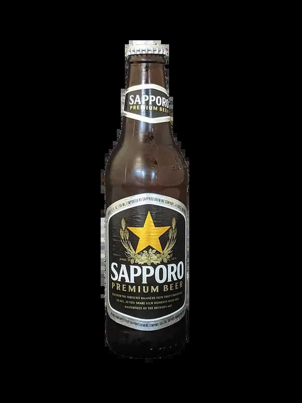 Sapporo Lager 6 Pack Bottles
