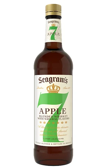 SEAGRAMS 7 WHISKEY BLENDED ORCHARD APPLE AMERICAN 750ML