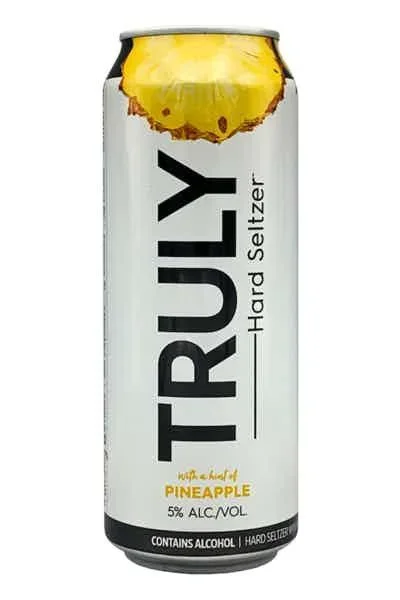 Seltzer 24oz Can Truly Pineapple