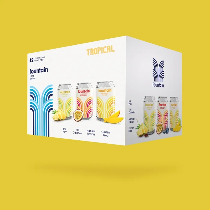 Seltzer Fountain 12pk Tropical Variety