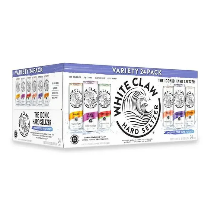 Seltzer White Claw 24pk