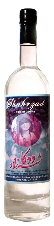 SHAHRZAD VODKA PERSIAN STYLE CALIFORNIA 750ML