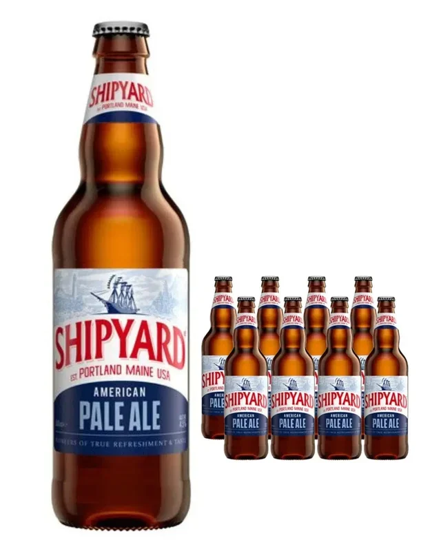 Shipyard American Pale Ale Beer Multipack, 8 x 500 ml