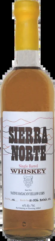 Sierra Norte Single Barrel Yellow Corn Whiskey 750ml
