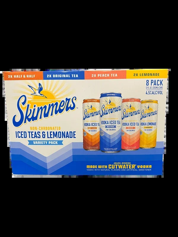 Skimmers Iced Teas & Lemonade Variety 8 Pack