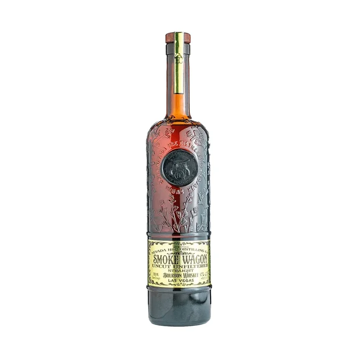 Smoke Wagon Uncut Unfiltered Straight Bourbon Whiskey