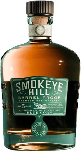 Smokeye Hill Heirloom Blue Corn Barrel Proof Straight Rye Whiskey 750ml