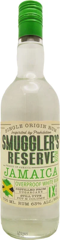 Smuggler’s Reserve Overproof White Jamaican Rum 700ml