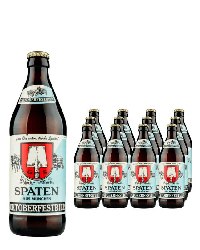 Spaten Oktoberfest Lager Beer Bottle Multipack, 12 x 500 ml
