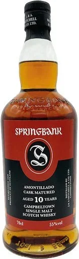 Springbank 10 Year Old Amontillado Cask Single Malt Whisky 700ml