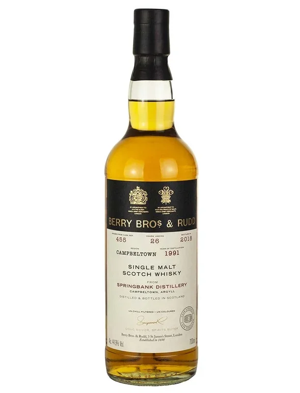 Springbank 26 Year Old 1991 Berry Bros