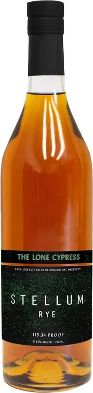 Stellum The Lone Cypress Cask Strength Rye Whiskey 750ml