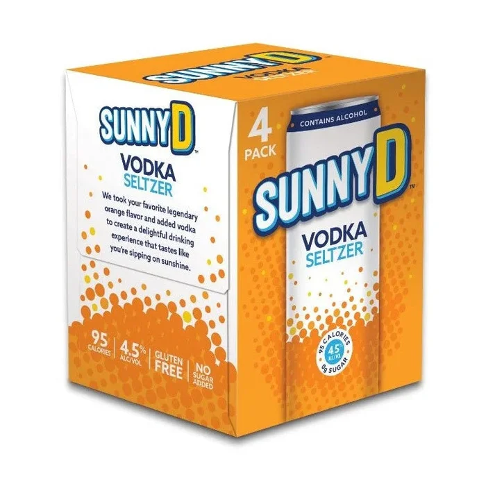Sunny D Vodka Seltzer 4-Pack
