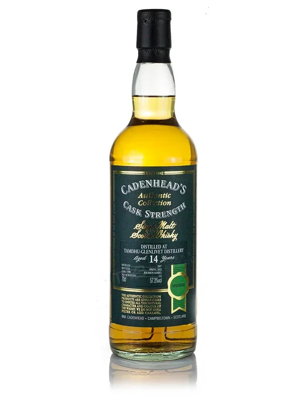 Tamdhu 14 Year Old 2007 Cadenhead’s Authentic Collection