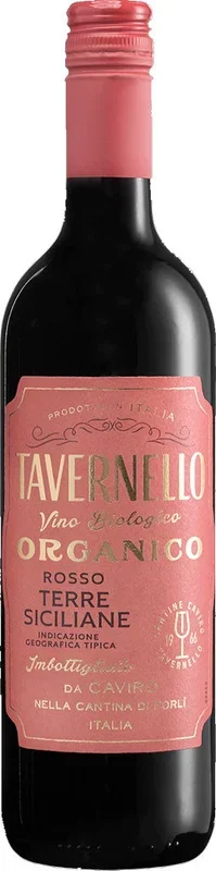 Tavernello Vino Organico Syrah Terre Siciliane 750ml