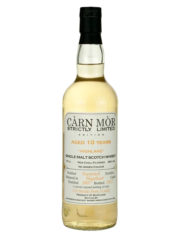 Teaninich 10 Year Old 2007 Carn Mor Strictly Limited