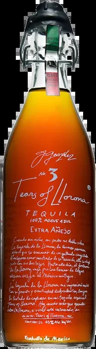 TEARS OF LLORONA NO 3 TEQUILA EXTRA ANEJO 1LI