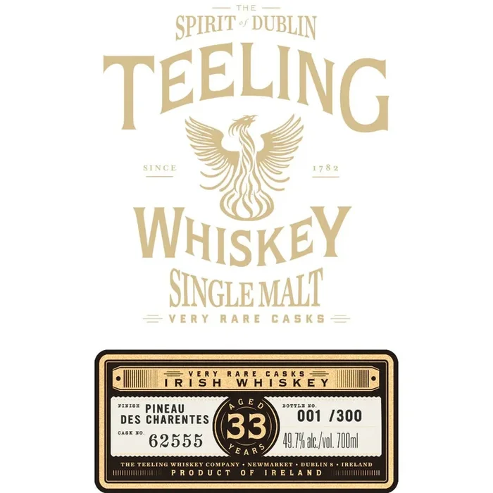 Teeling 33 Year Pineau des Charentes Finish Irish Whiskey