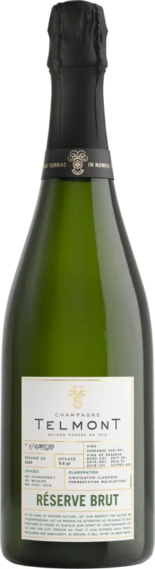 Telmont Champagne Réserve Brut NV