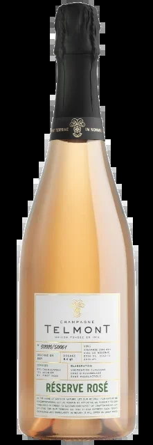 TELMONT CHAMPAGNE ROSE RESERVE FRANCE 750ML