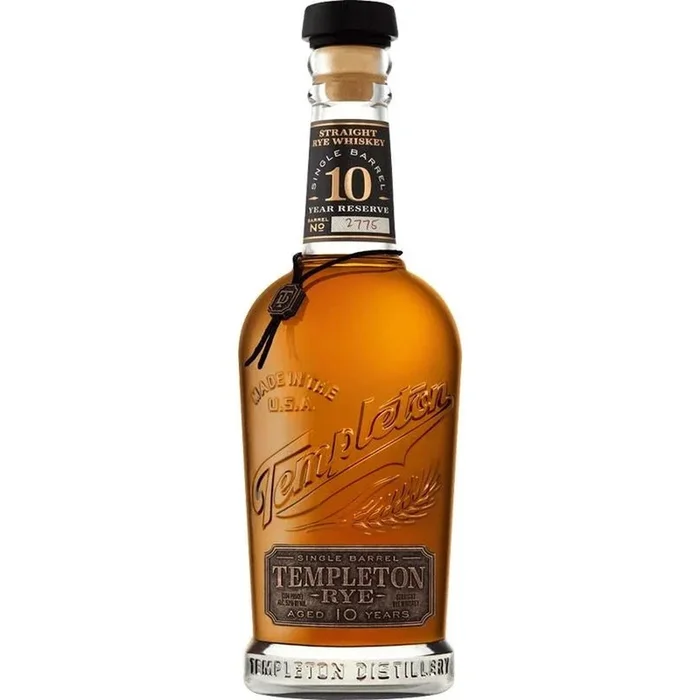 Templeton 10 Year Rye Whiskey