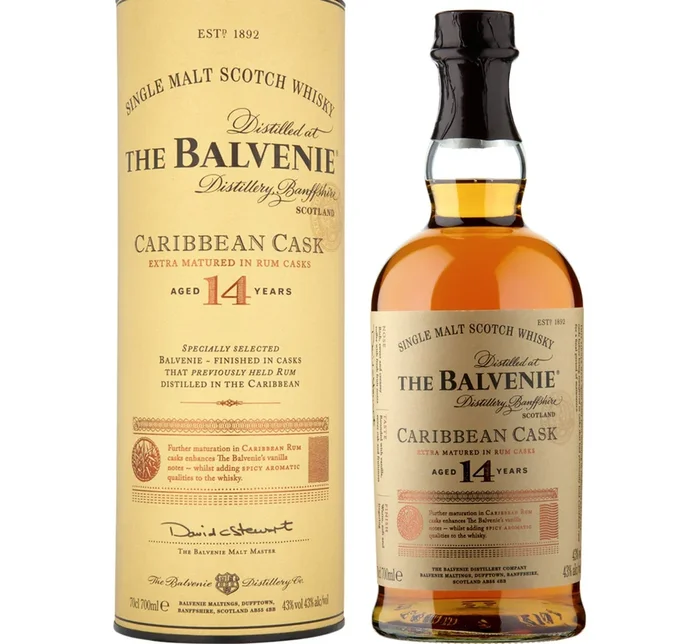 The Balvenie Caribbean Cask Aged 14 Year Old Single Malt