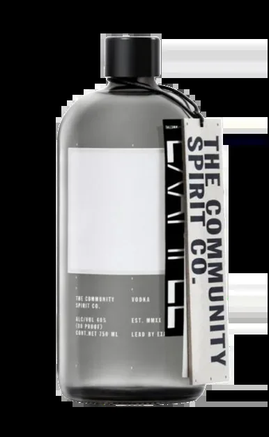 THE COMMUNITY SPIRIT VODKA NEW YORK 750ML