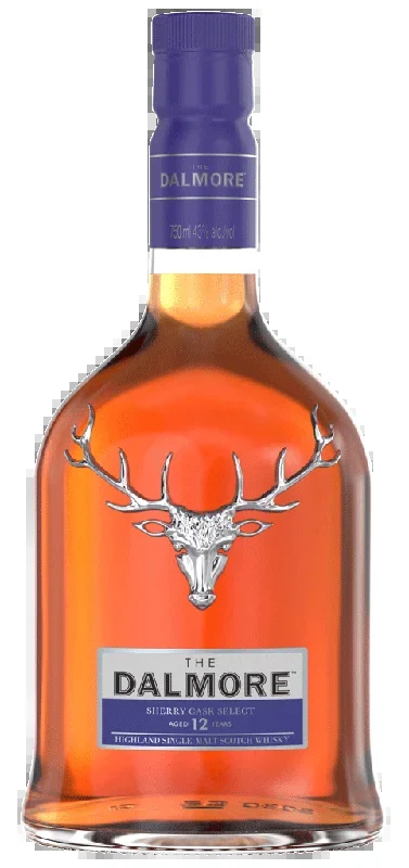 The Dalmore 12 Year Sherry Cask Single Select Malt Scotch Whisky 750ml