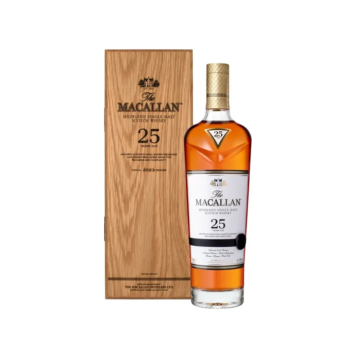 The Macallan 25 Year Old Single Malt Scotch Whiskey