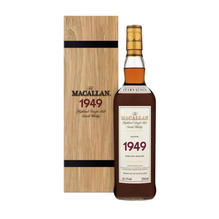 The Macallan Fine & Rare 1949 Vintage, Cask 935 Single Malt Scotch Whiskey